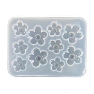 Small Flowers Epoxy Resin Mold Earrings Silicone Mould DIY Craft
