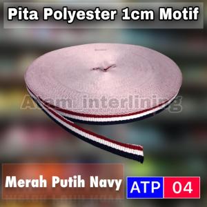 Pita Polyester Motif ukuran 1cm / 10mm | Pita Motif | Bis Motif | pita grosgrain Motif | pita kado Tali id card Roll | Pita list baju | Pita list celana | Pita list sepatu | pita list tas | Pita kalung Kucing anjing | Pita dekorasi | Pita souvenir kado