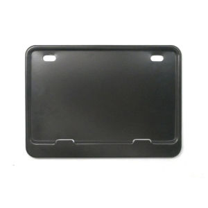 Motorcycle License Plate Frame Universal Rustproof 2 Hole Motorbike Front Rear License Plate Holder Protective Cover Replacement