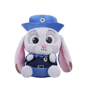 NEXTGENYUN PP Cotton Nick Wilde Plushie Doll Fluffy Rabbit Judy Doll Plush Toy Collection Model Collection Nick Judy Stuffed Animal Toy Birthday Party Decor