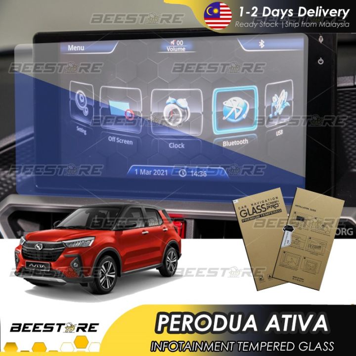 [JAPAN SET] Perodua ATIVA 2021 Head Unit Screen Protector Infotainment