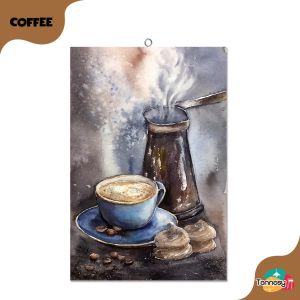 TENNESY Hiasan Dinding Kopi Cafe Coffee 20x30cm Dekorasi Dinding Kamar Tidur Pajangan Kayu Poster Dekorasi Rumah