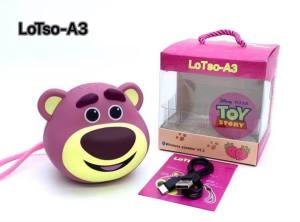 Cartoon BT Speaker Portable Wireless Speaker Stereo Sound Waterproof Support BT/FM/TF Card for Outdoor Camping Travel