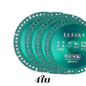 ใบเลื่อยวงเดือน ใบเลื่อยเหล็ก แบบแข็งมาก อเนกประสงค์ สําหรับตัดกระเบื้อง หินอ่อน โลหะ ผนัง Composite Multifunctional Cutting Saw Blade 100mmUltra-thin Saw Blade Ceramic Tile Glass Cutting Disc For Angle Grinder Cutting