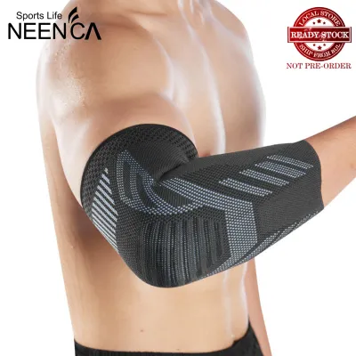 Bảo vệ khuỷu tay thể thao NEENCA 1 chiếc thích hợp cho đạp xe ngoài trời bóng rổ thể dục cử tạ thoáng khí và thấm hút mồ hôi ôm sát bảo vệ khuỷu tay dệt kim giữ ấm khuỷu tay.