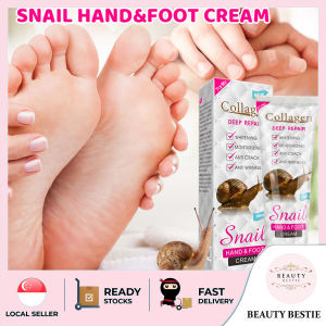 [TOP SELLING ITEMS] *PEI MEI* Collagen Snail Hand & Foot Cream (80ML) – Moisturizing Repairing Anti-Aging Formula for Dry Skin - 100% AUTHENTIC BY BEAUTY BESTIE