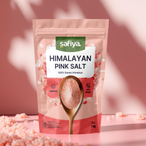 Garam Himalaya 1 Kg Safiya | Asli Himalayan Pink Salt Safiya Original Penyedap Rasa