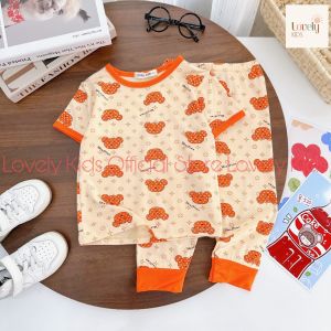 [Mới Về] Set Đồ Bộ Ngủ Mặc Nhà Cho Bé Trai Bé Gái Minky Mom Đồ Bộ Áo Ngắn Quần Dài Thun Lạnh Cho Trẻ Em Trai Gái ANQD MỚI Lovely Kids Official Store