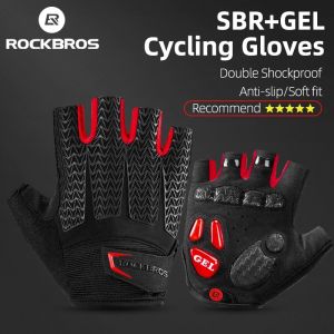 ROCKBROS Tất Đi Xe Đạp Ngón Tay Găng Tay Găng Tay Nam Nữ Chống Trượt Thoáng Khí Đệm Gel Găng Tay Xe Máy Găng Tay Xe Đạp