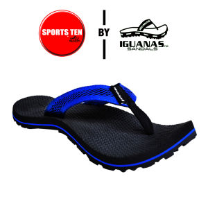 (SPORTS TEN) IGUANAS SANDALS CONNECTED STRAP SLIPPER SANDALS (GALACTIC BLUE)