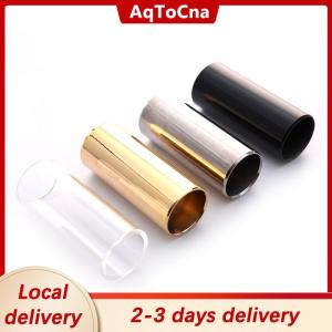[COD] AqToCna Ship within 24 hours 60MM Guitar Slide Bar Stainless Steel Metal/Glass Finger Slides For Ukulele