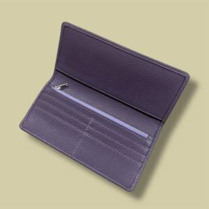 Slim Long Wallet with Zip Coin Purse