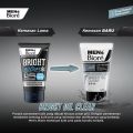 Biore Men Scrub Facial Wash | Netto 100gr & 40gr | Facial Wash Scrub Pria. 