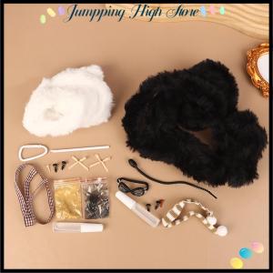 【Jumpping】 Kawaii Plush Kitten Pendant Handmade Diy Material Package Girls Children Toys Cute Hanging Gift