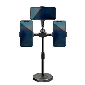 Trọng lượng nhẹ 3 vị trí điều chỉnh Giá đỡ điện thoại ổn định telescoping giá để bàn cho phương tiện truyền thông xã hội người sáng tạo