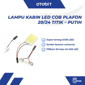 LED LAMPU KABIN PLAFON COB STOP KEDIP PLASMA T20- 20 MATA