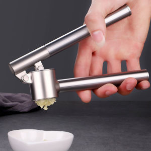 Dụng Cụ Ép Tỏi Cán Dài Bằng Thép Không Gỉ Siêu Chắc Chắn Nghiền Tỏi Dễ Dàng