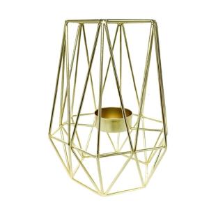 Kim loại hình học chủ cho tinh vi trang trí nội thất nhà hàng home tealight hiển thị đứng
