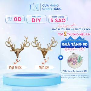 Mác Trang Trí Túi Sừng Hươu Phụ Kiện Charm Dùng Để Gắn Túi Handmade/Túi Tự Đan Siêu Xinh - EB30