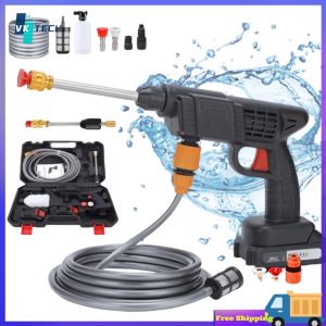 High Power 26Bar 21V Cordless Pressure Washer for Car and Garden with Foam Spray Function