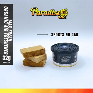 Paradise Air Max Fresh Organic Air Freshener 32g x 3Cans for Car