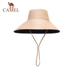 CAMELCROWN Anti-ultraviolet Sunshade Sun Hat Womens Summer Face-covering Fisherman Hat Big Head Circumference