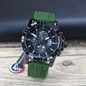 Jam tangan Pria Berocco B04 tanggal aktif chrono off sport analog tali rubber /silicon original