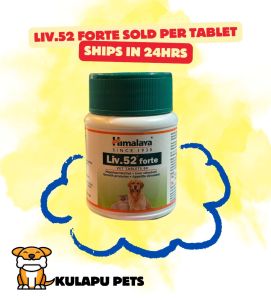 Himalaya Liv52 Forte 10 TABLET (REPACKED) Organic Vet Tablets For Dogs And Cats