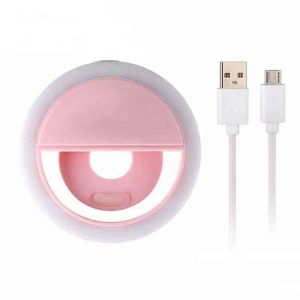 2023 New Universal Ring Lamp Mobile Phone Selfie Ring Light Luminous USB Charge LED Ring Clip For Flash Selfielight