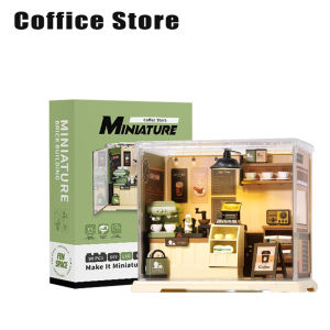 DIY Miniature Doll House Kit with LED STEM Creative Building Toys for Teens Boys Girls Room Decor & Gift Idea