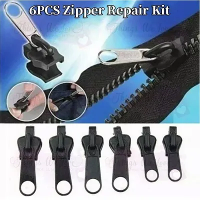 [SG SELLER] [FREE SHIPPING] Fix A Zipper 6 Pieces DIY Emergency Zip Fixer Repair Kit