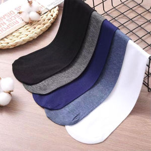 10 Pairs Men Summer Spring Ultra-thin Middle Tube Socks Solid Business Casual Socks Breathable Soft Socks Gentleman