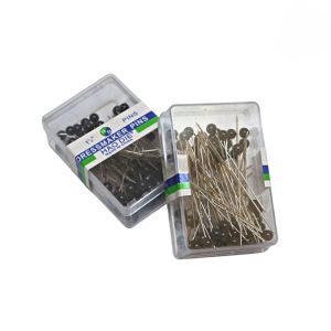 Klik-Beli [BESAR] Jarum Pentul Mika Besar Box Isi +- 90 pcs Peniti Pin Hijab Pentol Stainless Steel