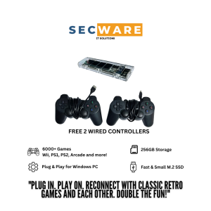 Secware Retro Games Drive for Windows PC (External SSD with Games)