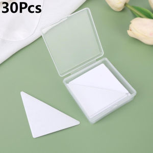 20/30pcs Universal Shirt Collar Sticker Self Adhesive PVC Transparent Invisible Anti-roll Patches Uniform Collars Fixed Pads Artifact