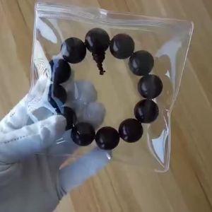 WH Long Strip Self Sealing Bag - Necklace Hairpin Storage Bag - Thickened Zip Lock Bags - Fashion Accessories Supplies - Gift Display Bags - Transparent PVC Jewelry Bag