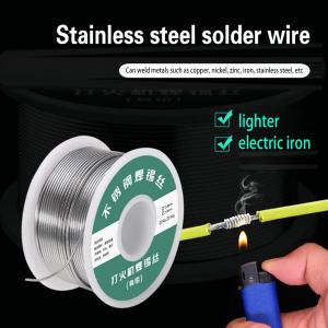 Stainless Steel Solder Wire Lighter Tin Wire Special Welding Wire for Nickel Zinc Battery RepairDIY Electronic Welding Accessories High Quality Welding Wire Kit  Durable Household Repair Tools for Professional and Home Use