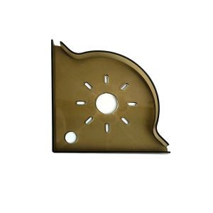 CHUN053634 Triangle Corner Design Aquarium Corner Shelf Space Saving Punch Free Installation Aquarium Plant Holder Drainable Aquatic Plants Storage Rack Fish Tank Interior Decoration