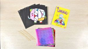 Kids Magic Art Painting Kit Creative Handcraft Painting Kit Colorful Painting Educational Toys [SG Ready Stock]