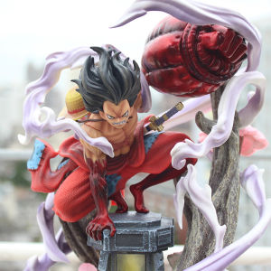 One Piece Rufu Country Sky Eye Snake Man Two Headed Monkey D. Luffy with LED Light Illuminated Action Figure with Box