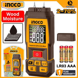 INGCO DIGITAL WOOD MOISTURE METER | HETWM031