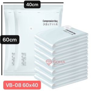 Vb-08 Plastik Model Vakum Kompres Untuk Simpan Baju Selimut Jas Lainnya Praktis dan Modern