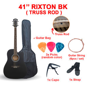 GROOV (G-41C) 41 Inch Acoustic Guitar Basswood Top Side & Back Cutaway | Gitar Akustik Original 吉他