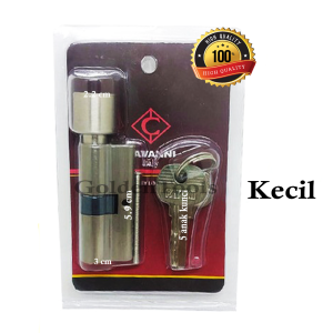 Silinder Kunci Pintu 5 Key Cylinder Knob Putar SORENTO Computer Key