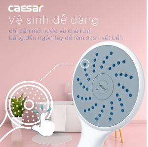 Tay Sen tắm nóng lạnh trắng chính hãng Caesar SH211W
