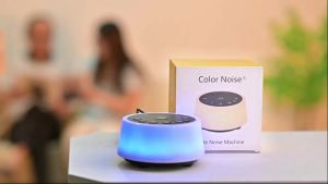 Color Noise Sound Machines with 10 Colors Night Light 25 Soothing Sounds and Sleep White Noise Machine 32 Volume Levels 5 Timers Adjustable Brightness Memory Function for Adults Kids Baby