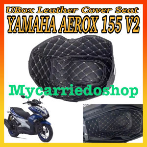 YAMAHA AEROX 155 V1 V2 Ubox High Quality Inner Linning Leather Water proof Compartment Cover For AEROX 155 V1 V2