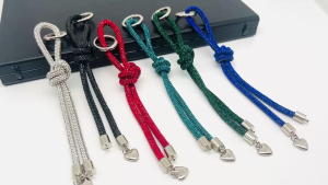 Chic Bling Móc Khóa Trái Tim Dây Đeo Hợp Thời Trang Kim Cương nạm Trái Tim Móc Treo Chìa Khóa Dây đeo dạng xích Cho Thời Trang Về phía trước Cô Gái