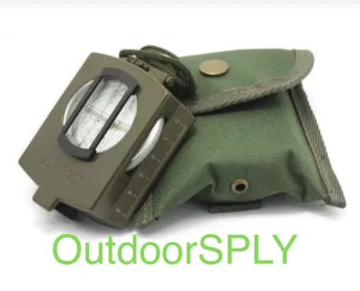 DC60-2A COMPASS LENSATIC PRISMATIC GEOLOGY SIGHTING CAMPING