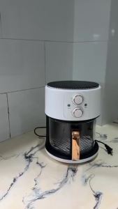 HAN RIVER 4L/5.5L/8L Air Fryer Dual Control Visualization Glass Pot